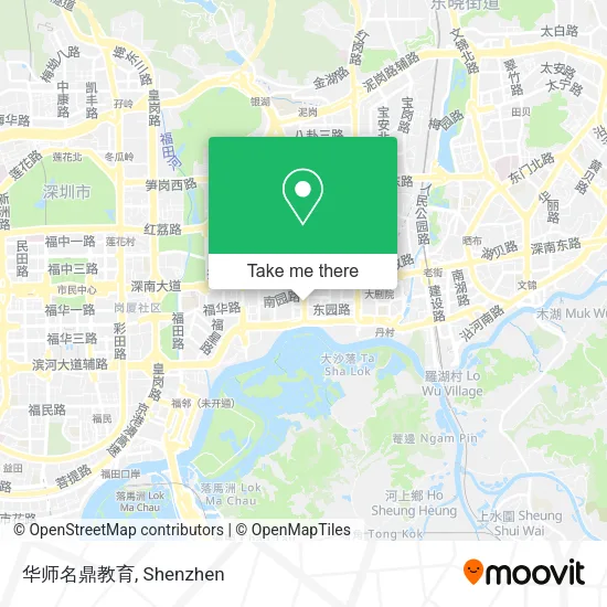 华师名鼎教育 map
