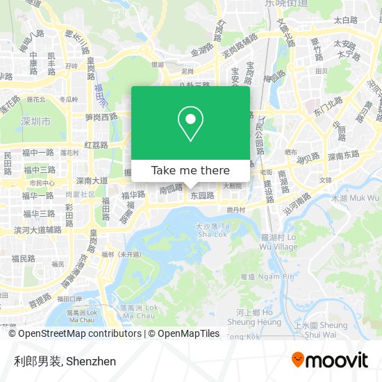 利郎男装 map