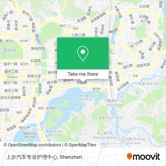 上步汽车专业护理中心 map