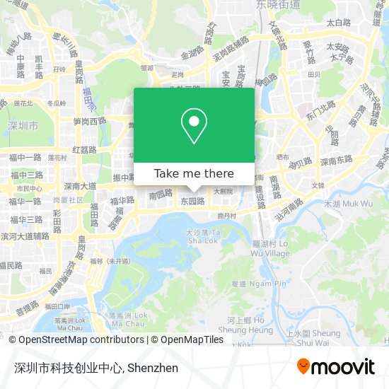 深圳市科技创业中心 map