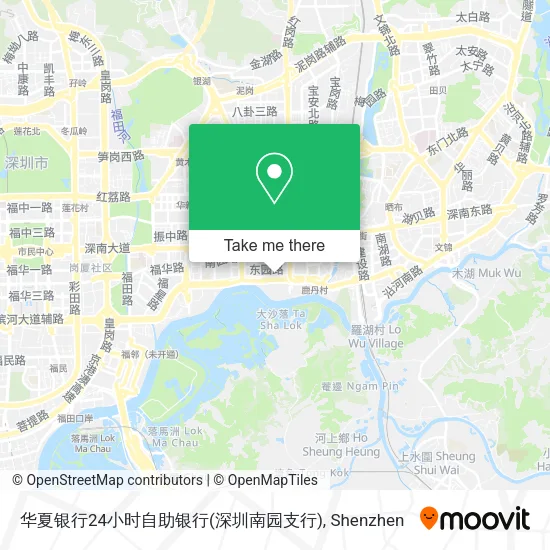 华夏银行24小时自助银行(深圳南园支行) map