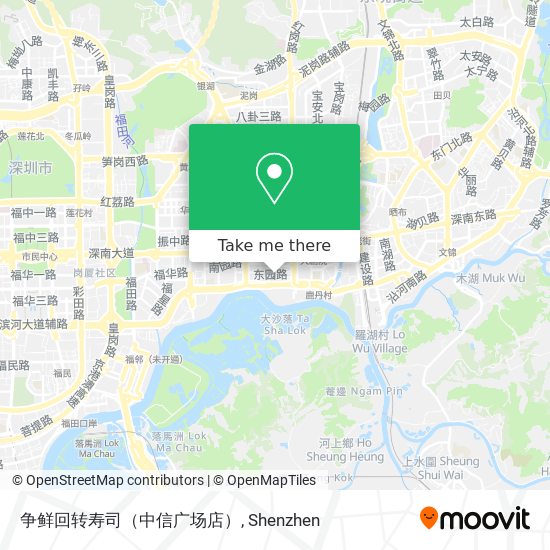 争鲜回转寿司（中信广场店） map