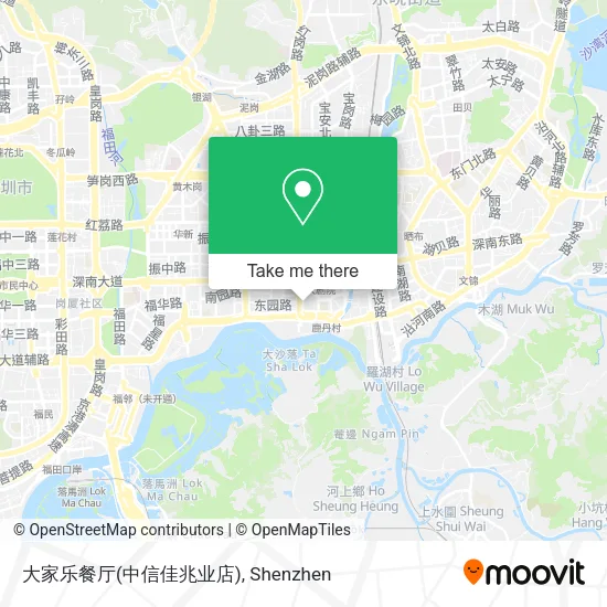 大家乐餐厅(中信佳兆业店) map