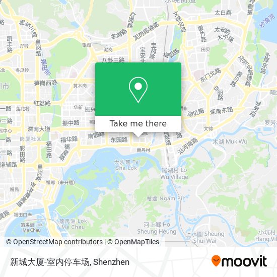 新城大厦-室内停车场 map