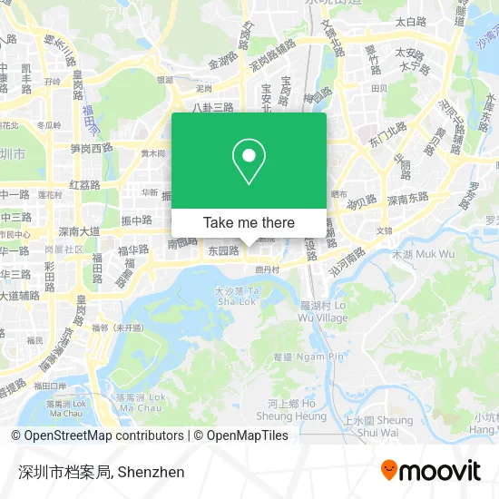 深圳市档案局 map