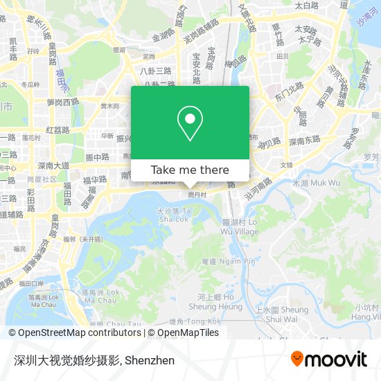 深圳大视觉婚纱摄影 map