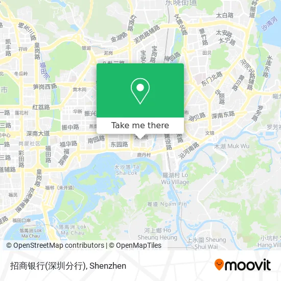 招商银行(深圳分行) map