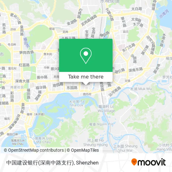 中国建设银行(深南中路支行) map