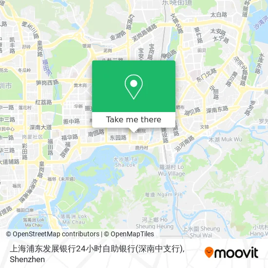 上海浦东发展银行24小时自助银行(深南中支行) map