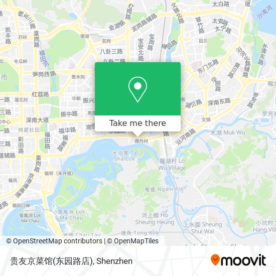 贵友京菜馆(东园路店) map