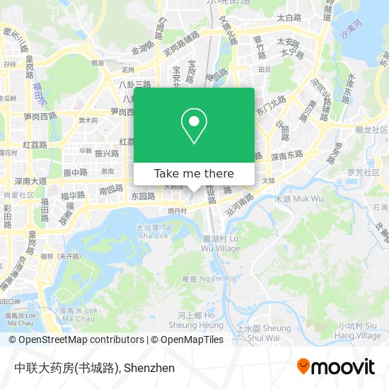 中联大药房(书城路) map