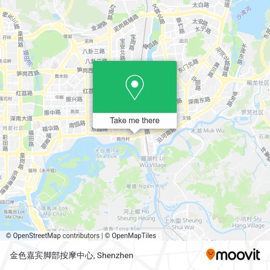 金色嘉宾脚部按摩中心 map