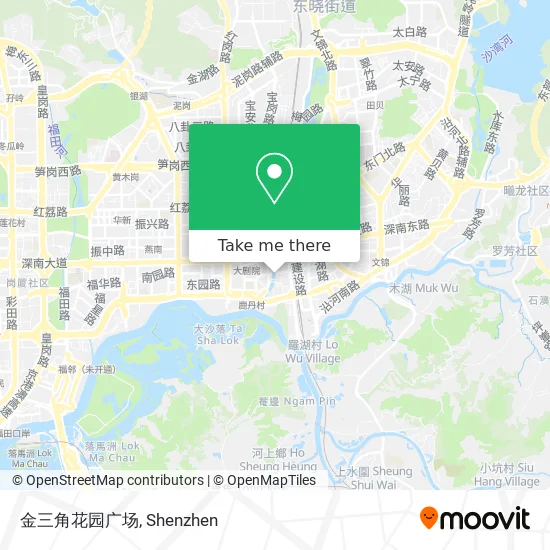 金三角花园广场 map