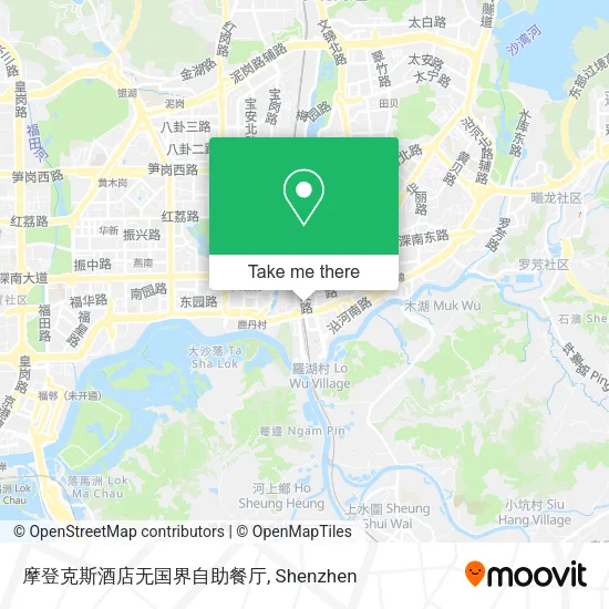 摩登克斯酒店无国界自助餐厅 map