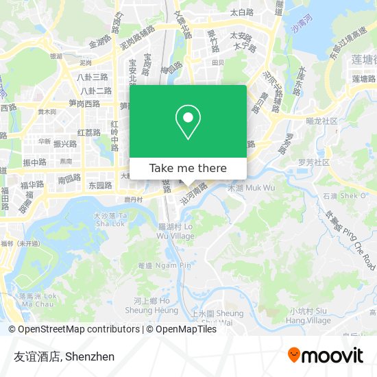 友谊酒店 map
