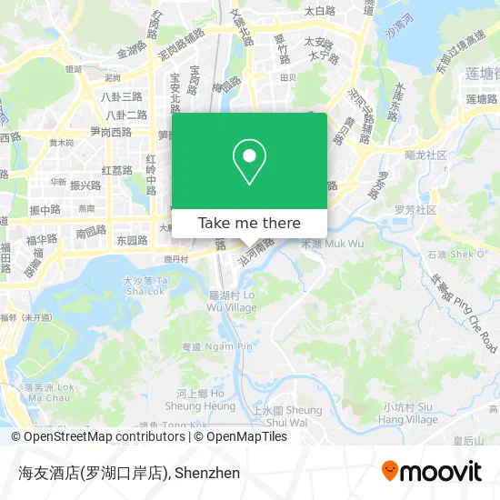 海友酒店(罗湖口岸店) map