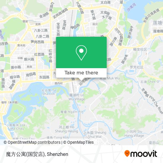 魔方公寓(国贸店) map