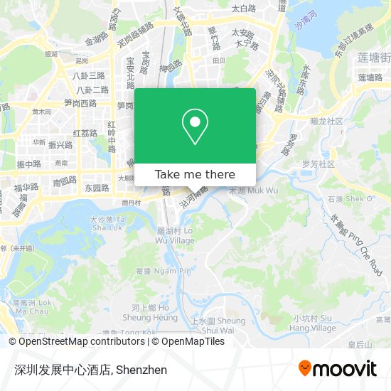 深圳发展中心酒店 map