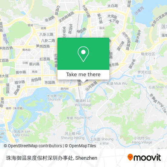 珠海御温泉度假村深圳办事处 map