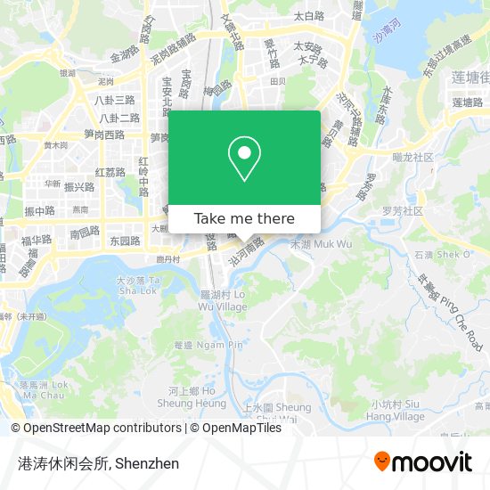 港涛休闲会所 map