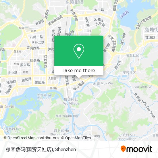 移客数码(国贸天虹店) map