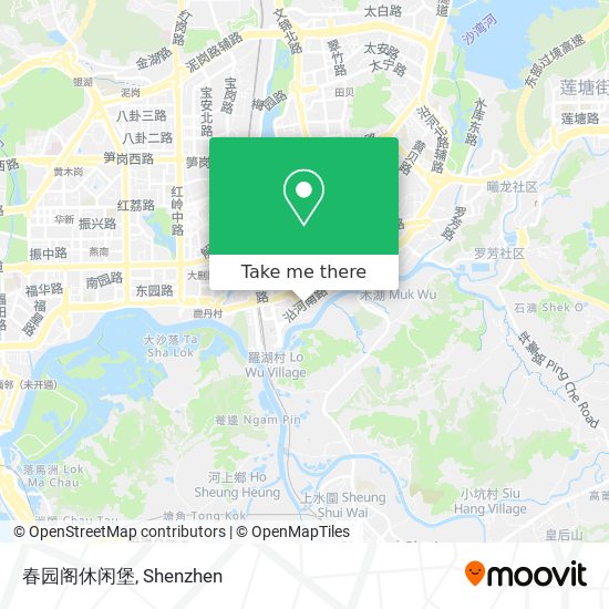 春园阁休闲堡 map