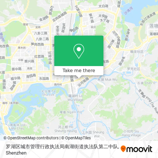罗湖区城市管理行政执法局南湖街道执法队第二中队 map
