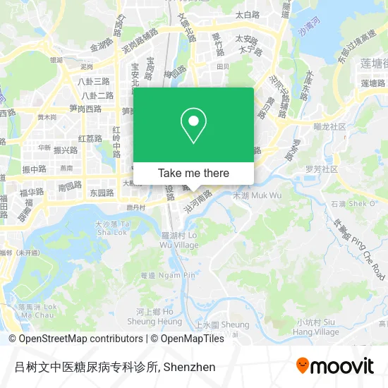 吕树文中医糖尿病专科诊所 map