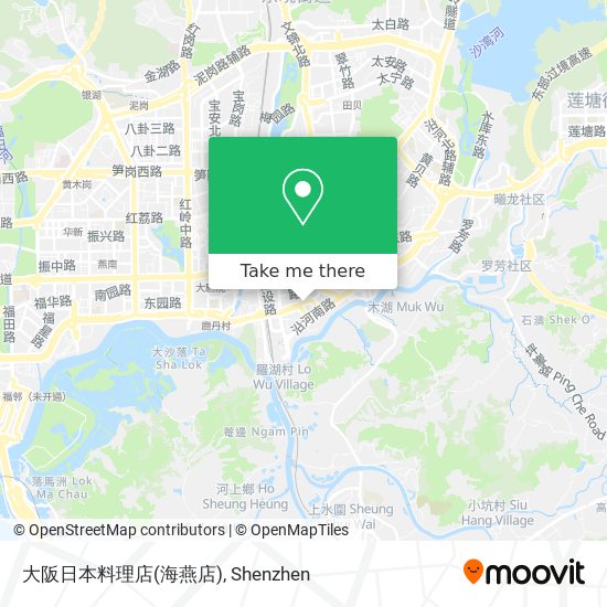 大阪日本料理店(海燕店) map