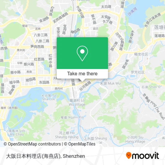大阪日本料理店(海燕店) map