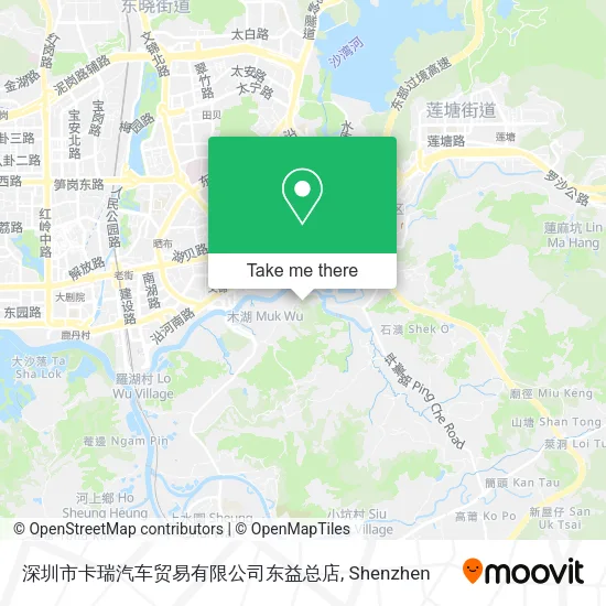 深圳市卡瑞汽车贸易有限公司东益总店 map