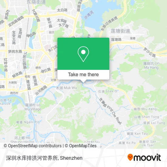 深圳水库排洪河管养所 map