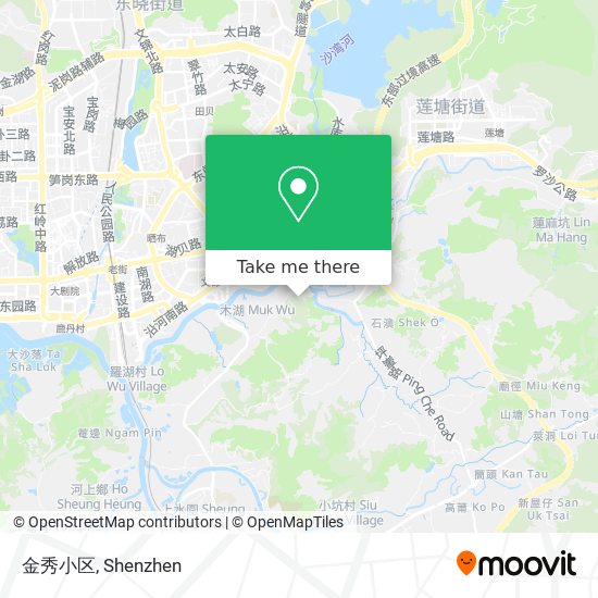 金秀小区 map