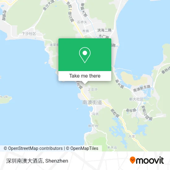 深圳南澳大酒店 map