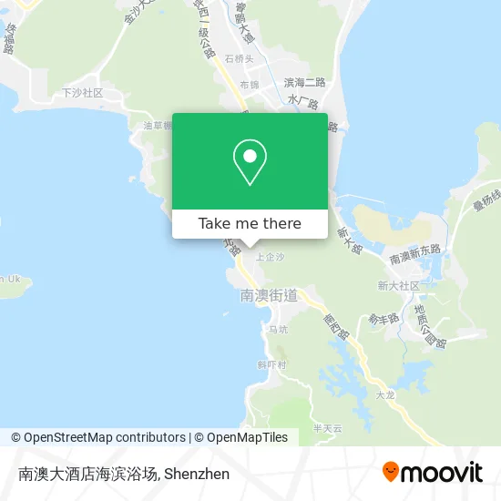 南澳大酒店海滨浴场 map