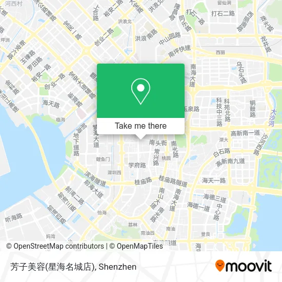 芳子美容(星海名城店) map