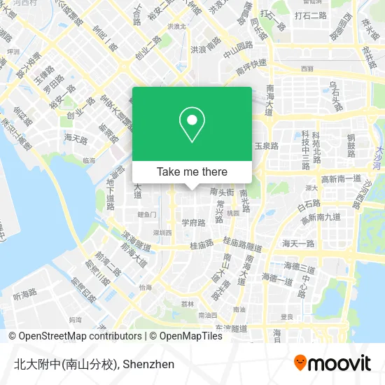 北大附中(南山分校) map