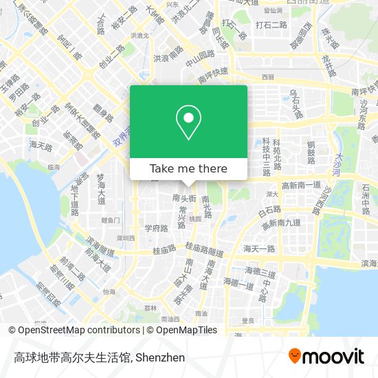 高球地带高尔夫生活馆 map