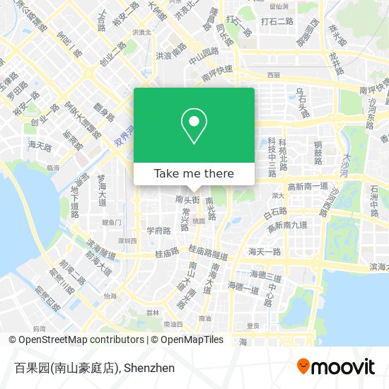 百果园(南山豪庭店) map