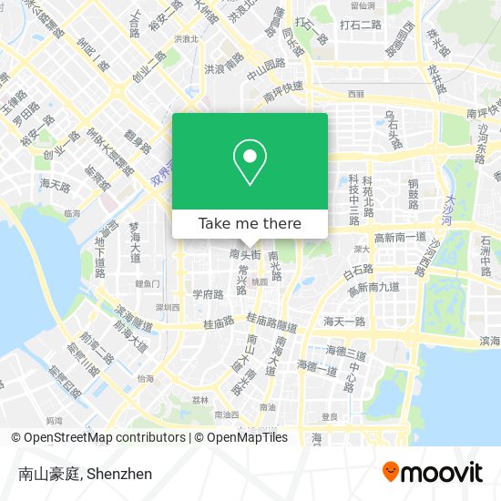 南山豪庭 map
