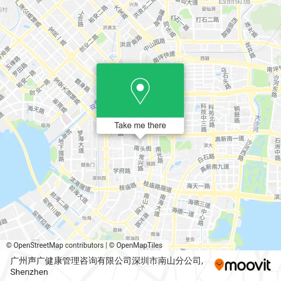 广州声广健康管理咨询有限公司深圳市南山分公司 map