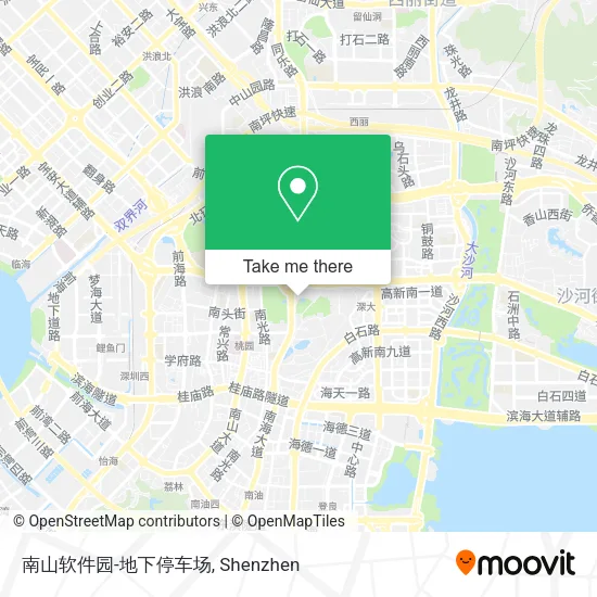 南山软件园-地下停车场 map