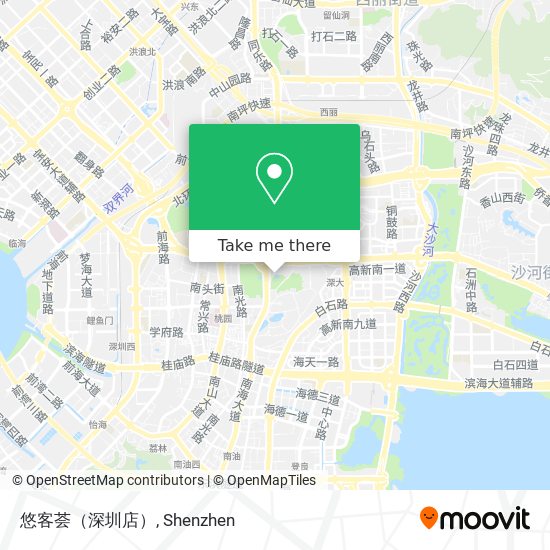 悠客荟（深圳店） map