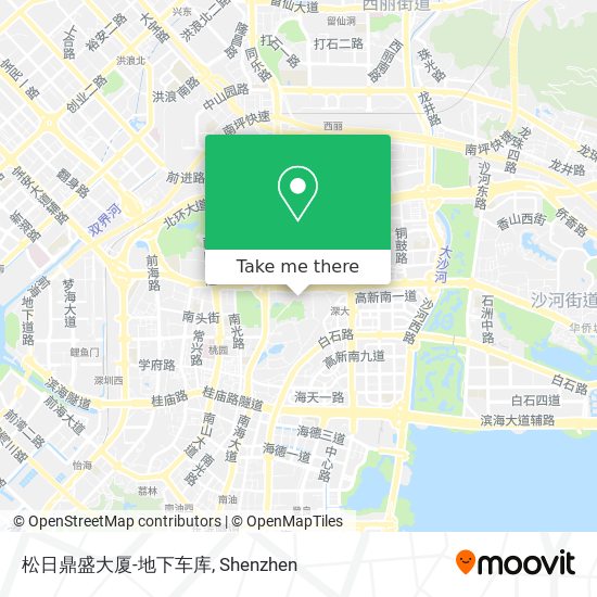 松日鼎盛大厦-地下车库 map
