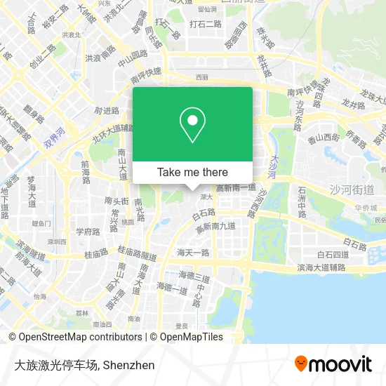 大族激光停车场 map