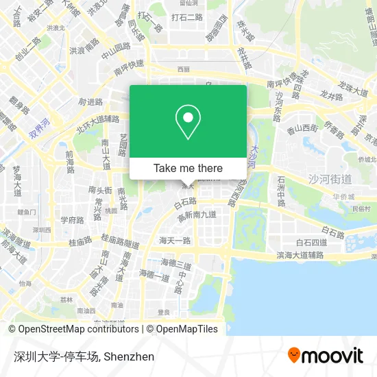 深圳大学-停车场 map