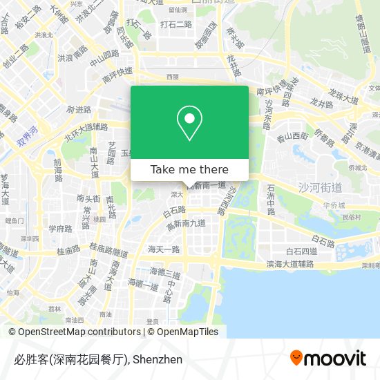 必胜客(深南花园餐厅) map
