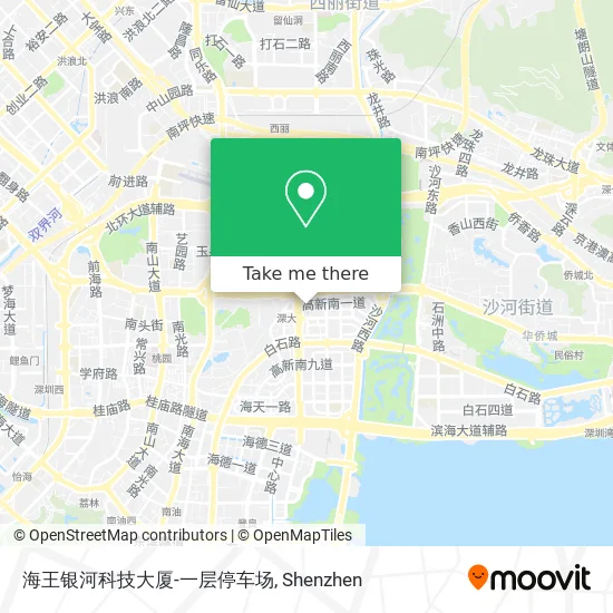 海王银河科技大厦-一层停车场 map