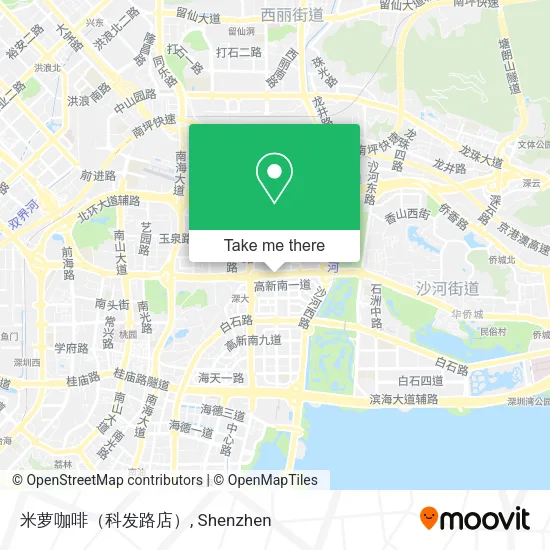 米萝咖啡（科发路店） map