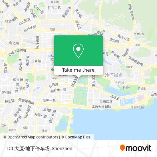 TCL大厦-地下停车场 map